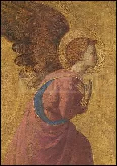 The Angel of the Annunciation (c. 1420/25), Postcard