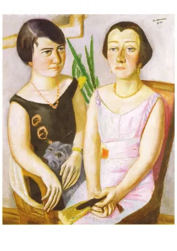 Double Portrait (1923), Postcard