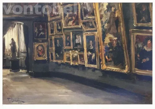 Picture Gallery (Dutch Corner of the Old Walraff-Richartz Museum) (1887), Postcard