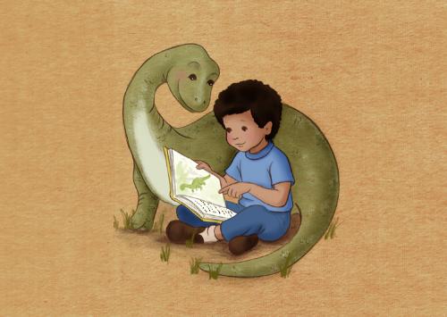 Dinosaur Story, Postcard