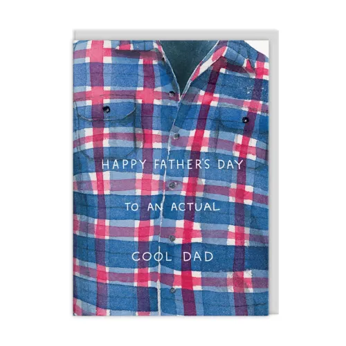 Plaid Dad Greeting Card (A6)