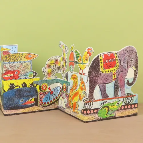 Polar Bear to Elephant Die-cut Card