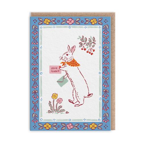 Rabbit Greeting Card (Mini)