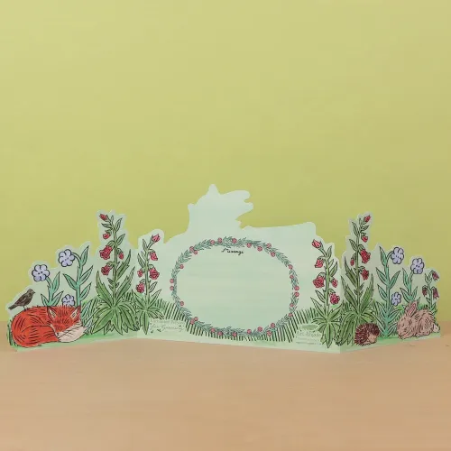 Enchanted Peryton Die-cut Card