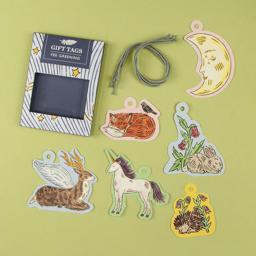 FR Sleeping Woodland Gift Tags
