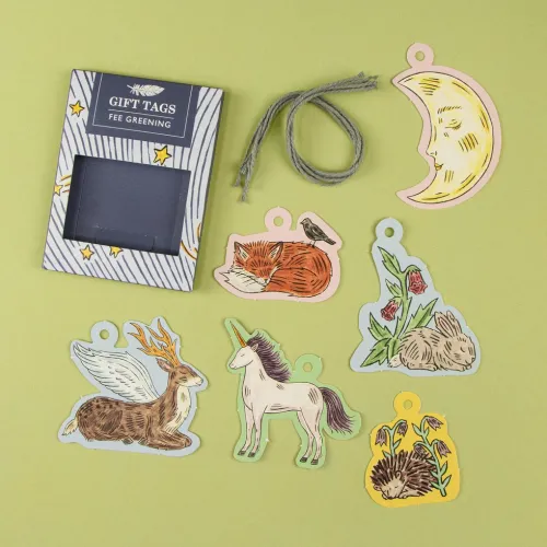 FR Sleeping Woodland Gift Tags
