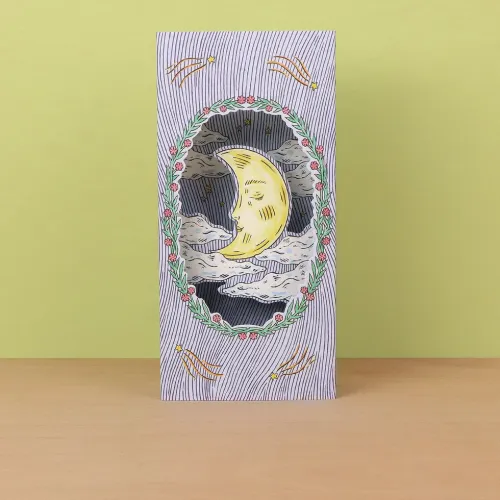 Magical Moon Die-cut Card