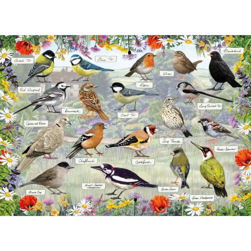 RSPB Blissful Birds, 1000 Piece Puzzle