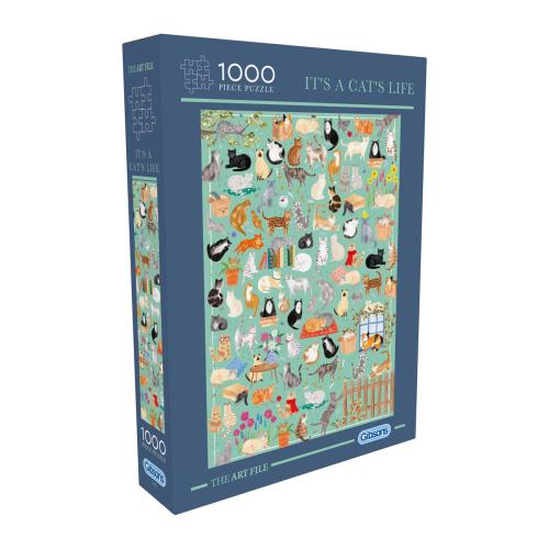 It´s a Cat´s Life, 1000 Piece Puzzle