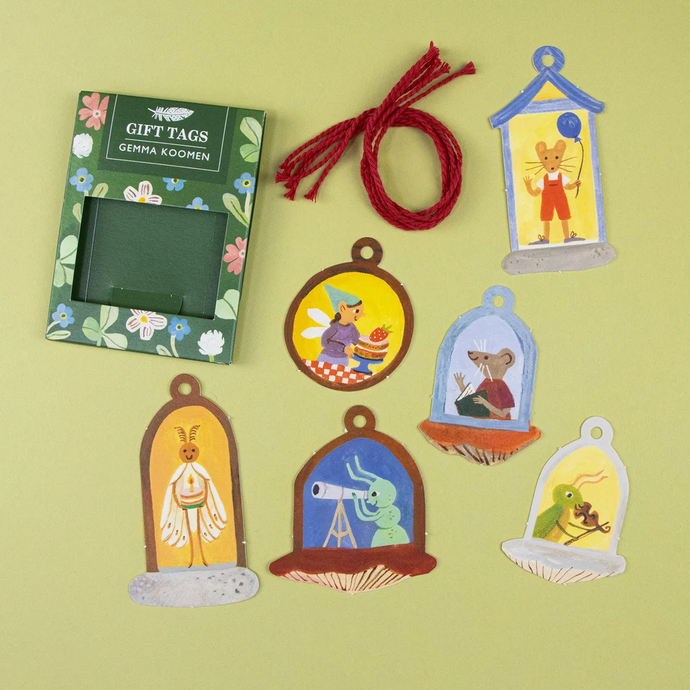 GK Toadstool Friends Gift Tags