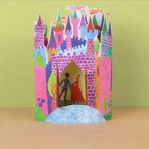Fairy Tale Castle Die-cut Card