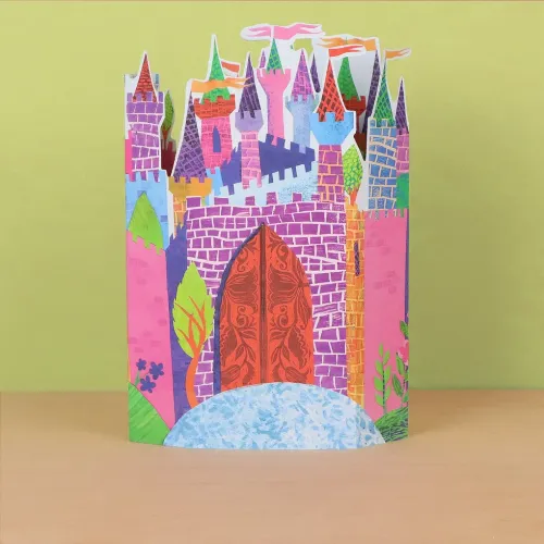Fairy Tale Castle Die-cut Card