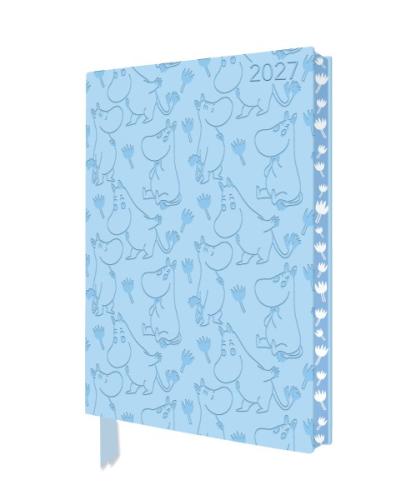 Moomin and Flowers 2027 Artisan Art Diary Planner - Page to View with Notes