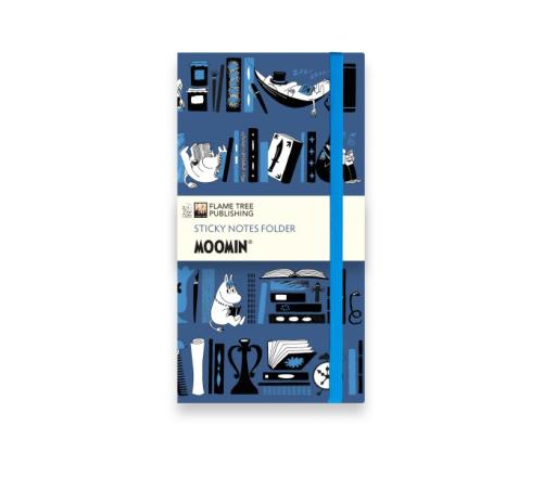 Moomin Bookshelves Sticky Notes Folder
