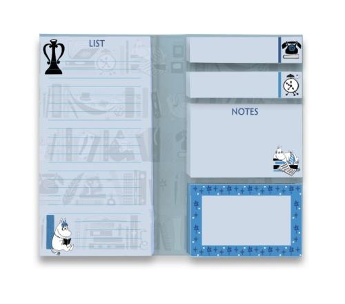 Moomin Bookshelves Sticky Notes Folder