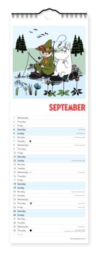 Moomin Slim Calendar 2027