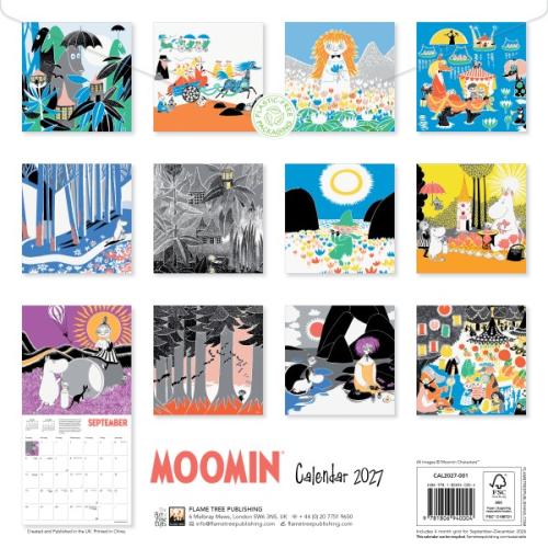 Moomin Wall Calendar 2027