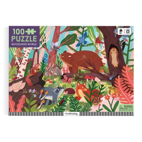 Woodland World 100 Piece Puzzle