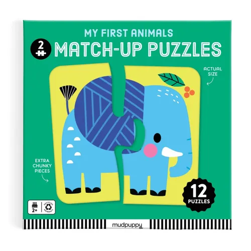 My First Animals 2 Piece Match-up Puzzles
