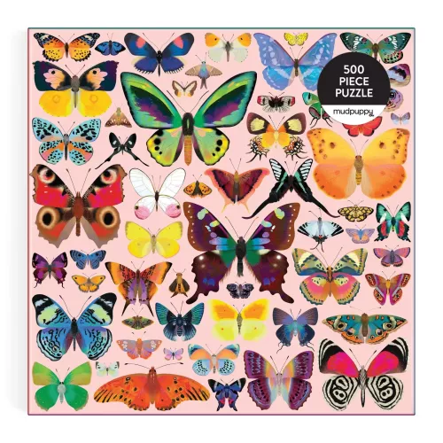 Brilliant Butterflies 500 Piece Family Puzzle