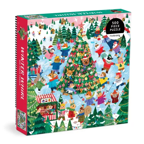 Winter Whirl 500 Piece Family Puzzle