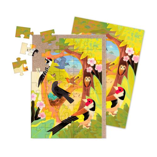 UK Birds Jigsaw Greeting Card (A6)
