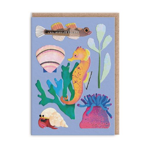 Seashore Greeting Card (Mini)