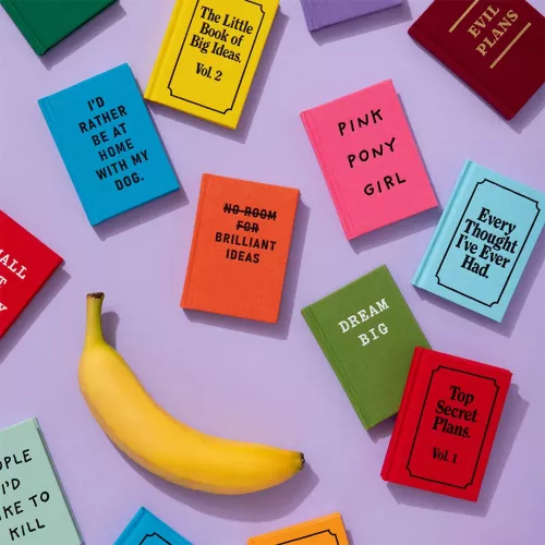 Genius Ideas A7 Fabric Hardback Notebook