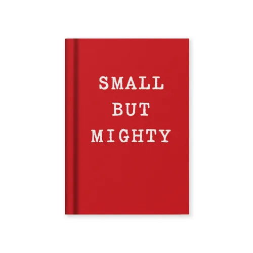 Small but Mighty A7 Fabric Hardback Notebook