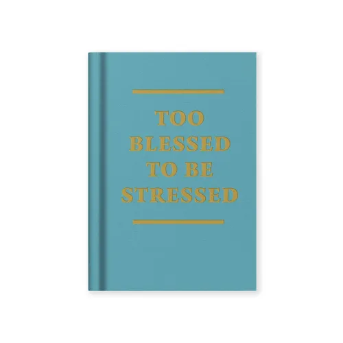 Stressed but Organised Fabric Hardback Notebook (A7)