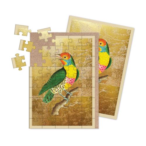 Lemon-Throated Barbet Jigsaw Greeting Card (A6)