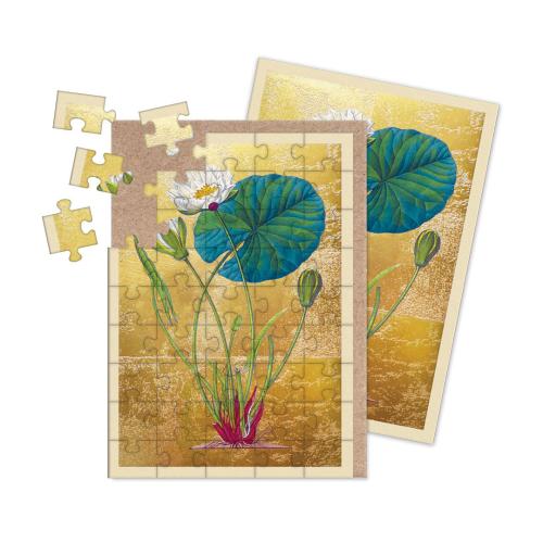 Pond Lily Jigsaw Greeting Card (A6)