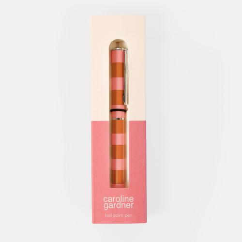 Orange/Stripe Boxed Pen