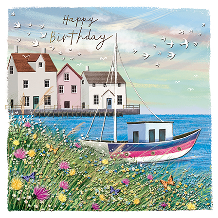 The Sail Boat, Greeting Card