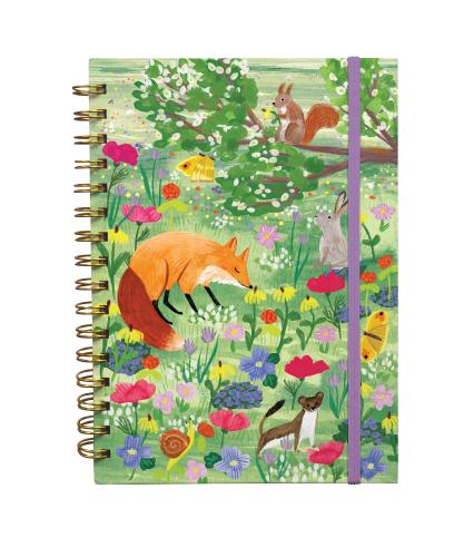 Meadowland A5 Blank Wiro Notebook