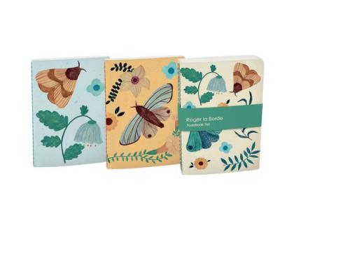 Flutter and Bloom A6 Softback Notebook Set