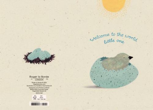 Welcome to the world little one, Petit Fours Petite Card