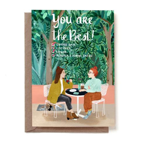 You Are The Best Friend Greeting Card