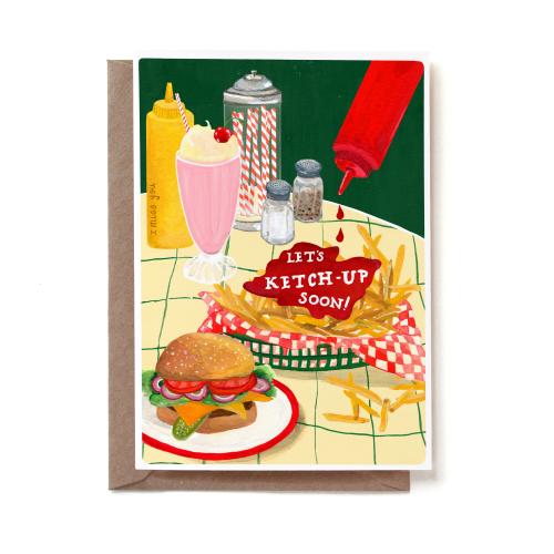 Ketchup Greeting Card