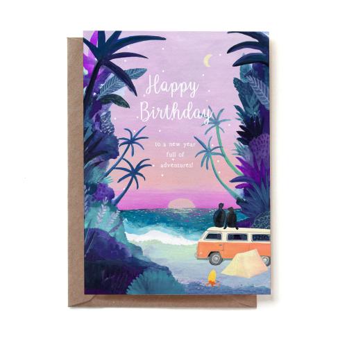 B-Day Adventure Greeting Card