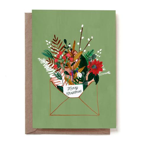 Christmas Letter Greeting Card