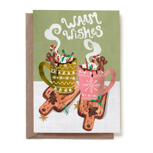 Christmas Hot Chocolate Greeting Card