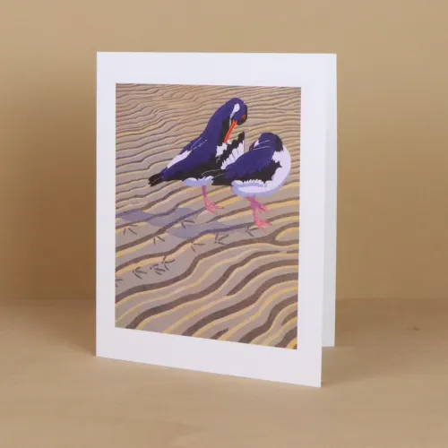 Preening Pair Greeting Card