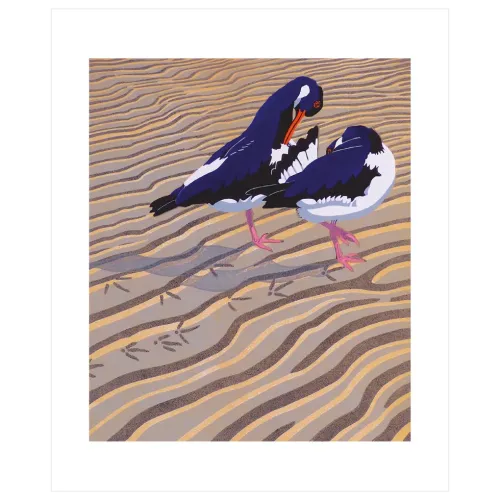 Preening Pair Greeting Card
