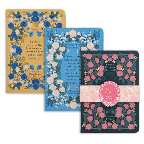 Pride & Prejudice Set of 3 B6 Notebooks