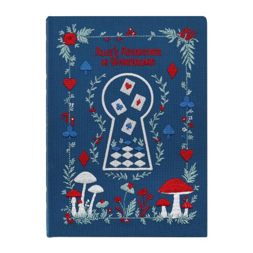 Embroidered A5 Journal - Alice's Adventure