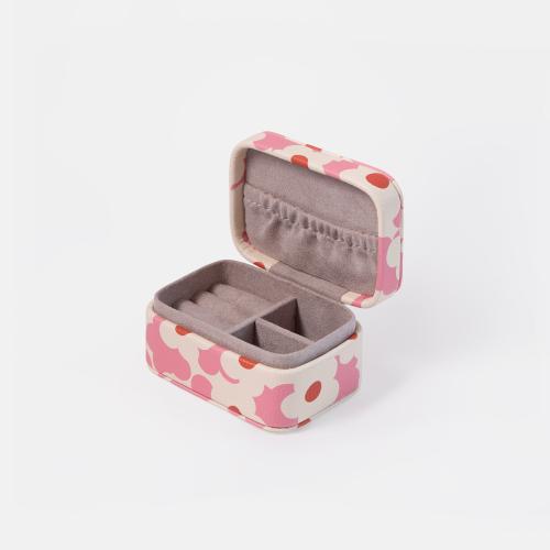Pink/Orange Flower Small Jewellery Box