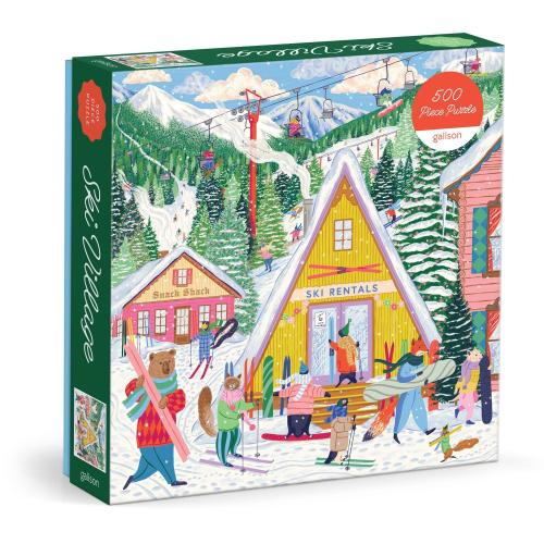 Ski Village, 500 Piece Puzzle