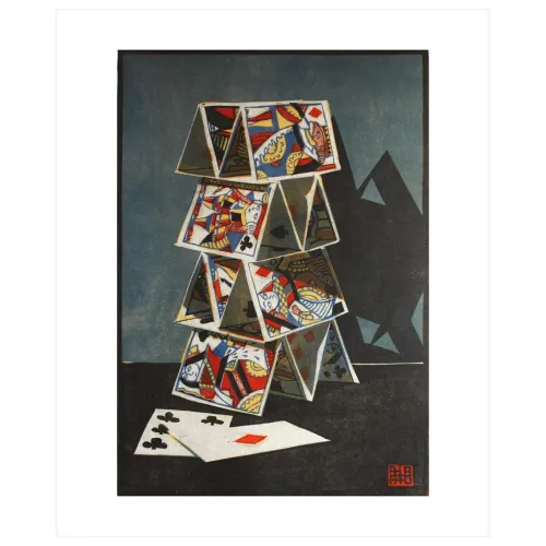 The House of Cards Greeting Card