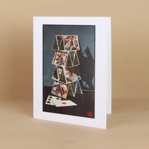 The House of Cards Greeting Card